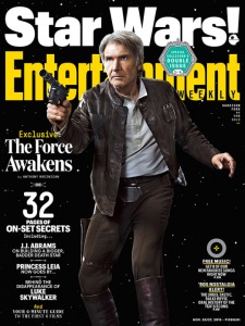 Ford on the cover of EW as Han Solo photo courtesy of EW 